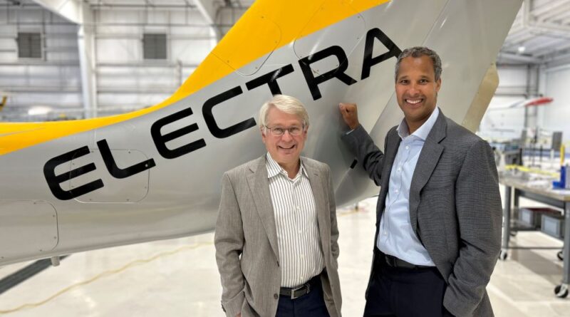 Electra Founder and Chairman John S. Langford (left), and Electra CEO B. Marc Allen (right). Credit: Electra