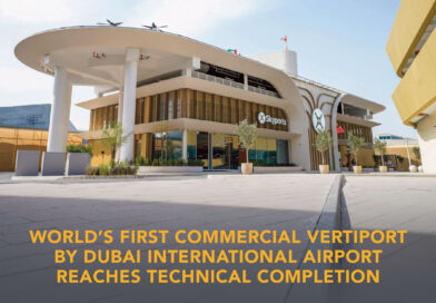 07-eVTOL-Insights-May-2026-1 1 - eVTOL Insights Logo and title 'eVTOL Insights' with a futuristic vertiport building under a clear sky; headline mentions Dubai vertiport and 2026 May issue date.