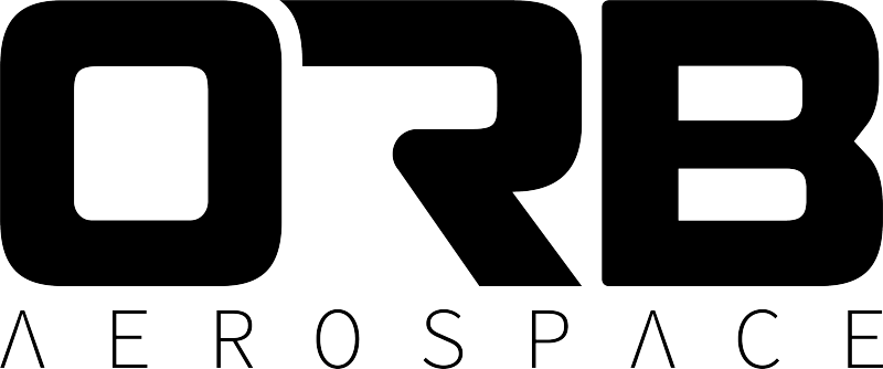 ORB Aerospace logo: large bold black 'ORB' with 'AEROSPACE' in spaced letters beneath.